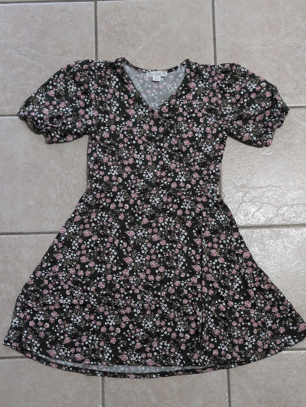 Girls Floral Twirl Dress